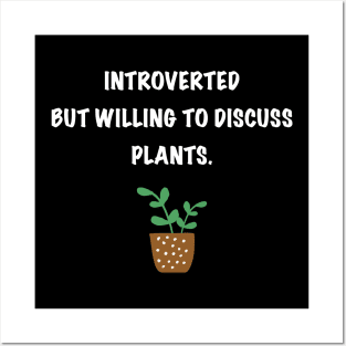 Introverts and plants. Posters and Art